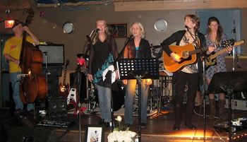 The Bridge Between Pub, Vancouver, B.C., with Bert, Christie, Marion and Hayley
