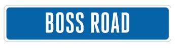 Boss Road street sign 