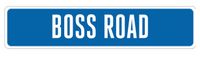 Boss Road street sign 