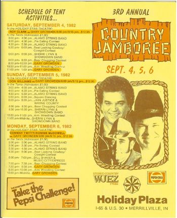 Shows with Roy Clark, Conway Twitty and Don Williams
