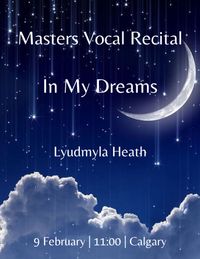 In my dreams - Masters Vocal Recital 
