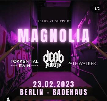 'Badehaus' is one of Berlins go to places for underground music and we had the honor of heating up the place with our 3rd concert to support Dead Pheonix, Torrential Rain and Pathwalker on their germany tour.
