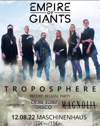 Our debut gig as MAGNOLIA. We were invited to play support for Empire of Giants on their record release party located in the wonderful 'Maschinenhaus' and what a party it was.
