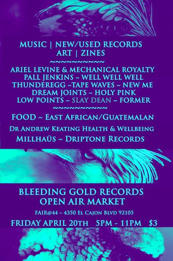 Bleeding Gold Records Open Air Market, Fair@44, San Diego
