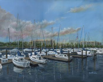 Sanford Marina...
Acrylic on Canvas  30" x 24"
