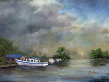 Serene River...
Acrylic on Canvas  24" x 18"
