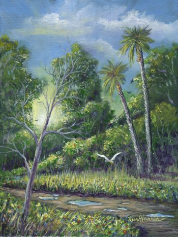Florida Nature Trail...
Acrylic on Canvas  12" x 16"
