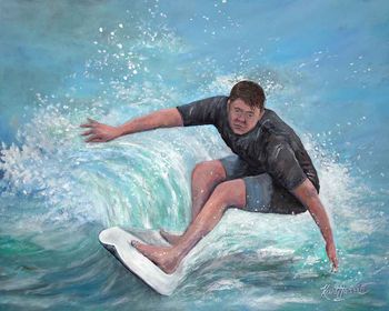 The Surfer...
Acrylic on Canvas  30" x 24"
