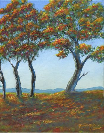 Autumn Leaves...
Acrylic on Canvas  11" x 14"
