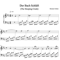Der Bach Schläft (Glass Boxes) - Piano Sheets