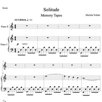 Solitude - Piano Sheets