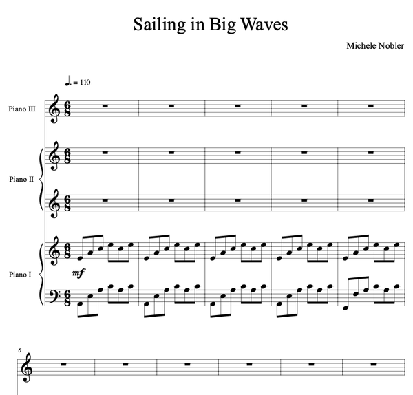A Piano Sailing Michele Nobler
