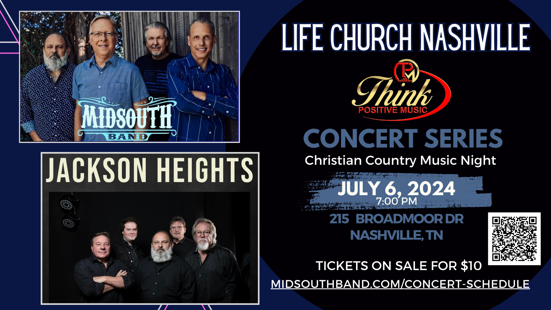 Midsouth Band & Jackson Heights Concert (Nashville Tennessee