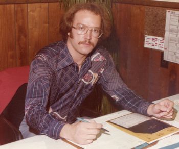 My 2nd radio job, 1980 in Montevideo, Minnesota. Cleaned up  a bit, got a pay raise!
