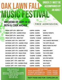 Oak Lawn Fall Music Festival