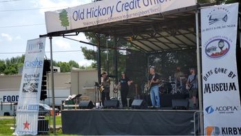 Another Strawberry Festival photo that includes musician and producer Donna Mitchell
