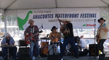 The "Hatz-n-jammer" kids at the Anacortes Waterfront Festival (2023).
