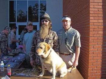 Roxy and Wally get an autograph from "The Man" (Phil Robertson). We attended a recent Duck Commander testimony at a local church and it was pretty powerful. If he's ever in your area you really need to attend.
