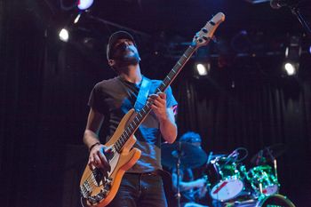 Branden Stroup on the bass @ The Whisky, 2/1/12. credit: Eugene Goryachev
