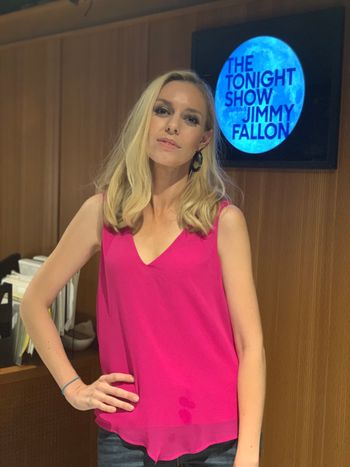 Getting Ready to Perform on the Tonight Show starring Jimmy Fallon
