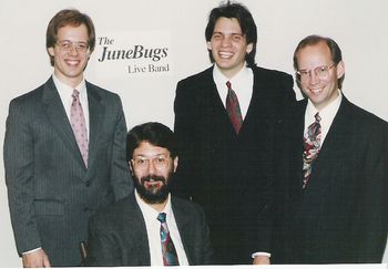 We go back a long way! Scott, Rich and Randy were all childless back in 1990. Hans' beard was black.
