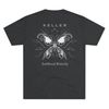 Keller Indie Music Antisocial Butterfly Unisex Tri-Blend Crew Tee