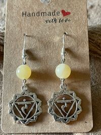 Solar Plexus Chakra Earrings