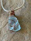 Wire Wrapped Sea Glass