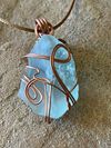 Wire Wrapped Sea Glass