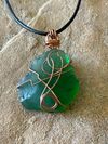 Wire Wrapped Sea Glass