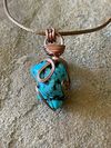 Wire Wrapped Turquoise Howlite