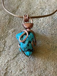 Wire Wrapped Turquoise Howlite