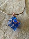 Wire Wrapped Sea Glass