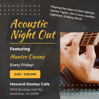 Acoustic Night Out w/Hunter Owens