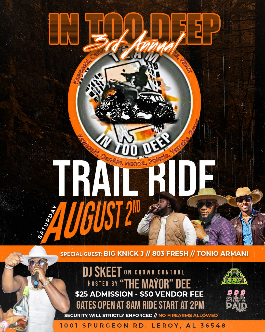 3rd Annual In Too Deep TrailRide - Aug 2, 2025