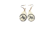 Earrings with KR Brand