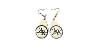 Earrings with KR Brand