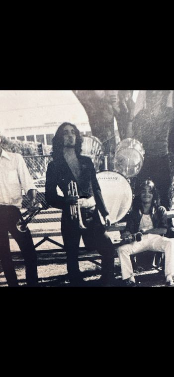 Comical photo shoot - OHS Stage Band 1975
