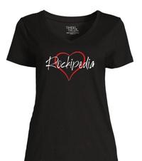 Women's Rockipedia 'Heart' T-shirt (Click to see options)