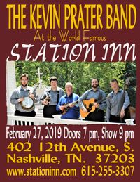 The Station Inn welcomes The Kevin Prater Band