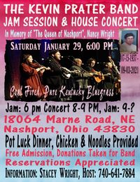 The Kevin Prater Band Jam & House Concert