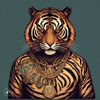 Tiger Stripes Digital Screen Saver