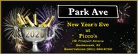 Park Ave at Picco's New Year's Eve Party!