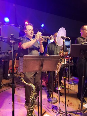 Tony Chavez leading the horn section!
