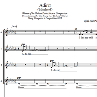 Adiraï (Misplaced) - Double Choir