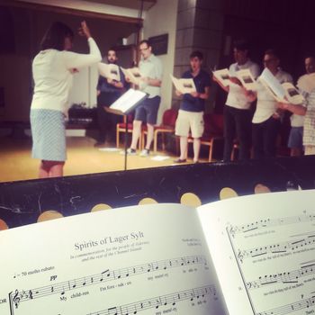 Rehearsal for World Premiere of 'Spirits of the Lager Sylt'
