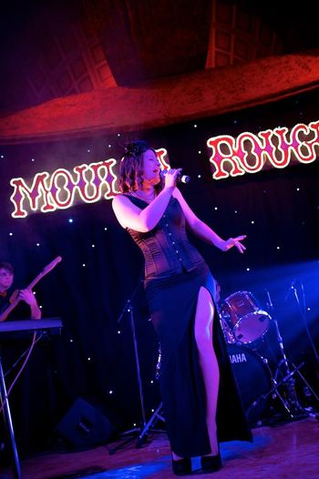 TCT's Moulin Rouge Event, performing with Stormy Monday as 'The Sparkling Diamond'
