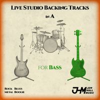 Live Studio Backing Tracks in "A" for Bass by Jon Hall