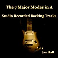 Studio Recorded Backing Tracks: The 7 Major Modes in "A" by Jon Hall