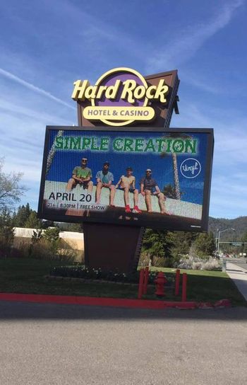 Simple Creation Live @ Hard Rock Cafe Hotel & Casino April 20th
